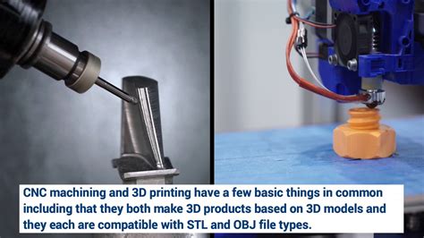 cnc milling vs 3d printing